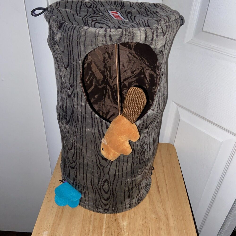 KONG Play Spaces Burrow Crinkle Tunnel Cat Nip Pounce & Play Cat Kitten Toy NWOT